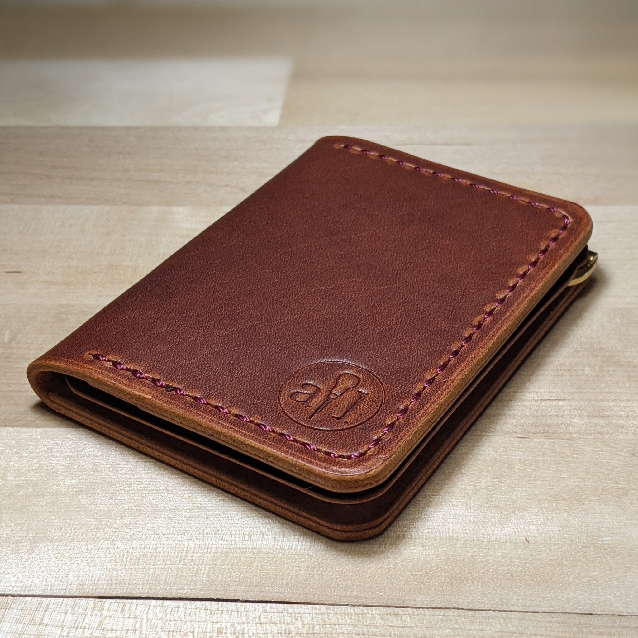 Men's Full Grain Leather Card Holder Wallet