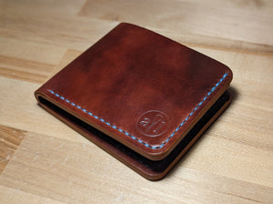 The Elm bifold in Horween Shell Cordovan