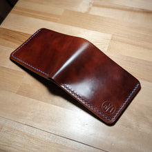 The Elm bifold in Horween Shell Cordovan
