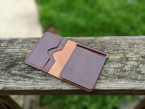 The Alder wallet in Horween Shell Cordovan