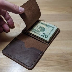 The Alder Wallet in Full Grain Leather