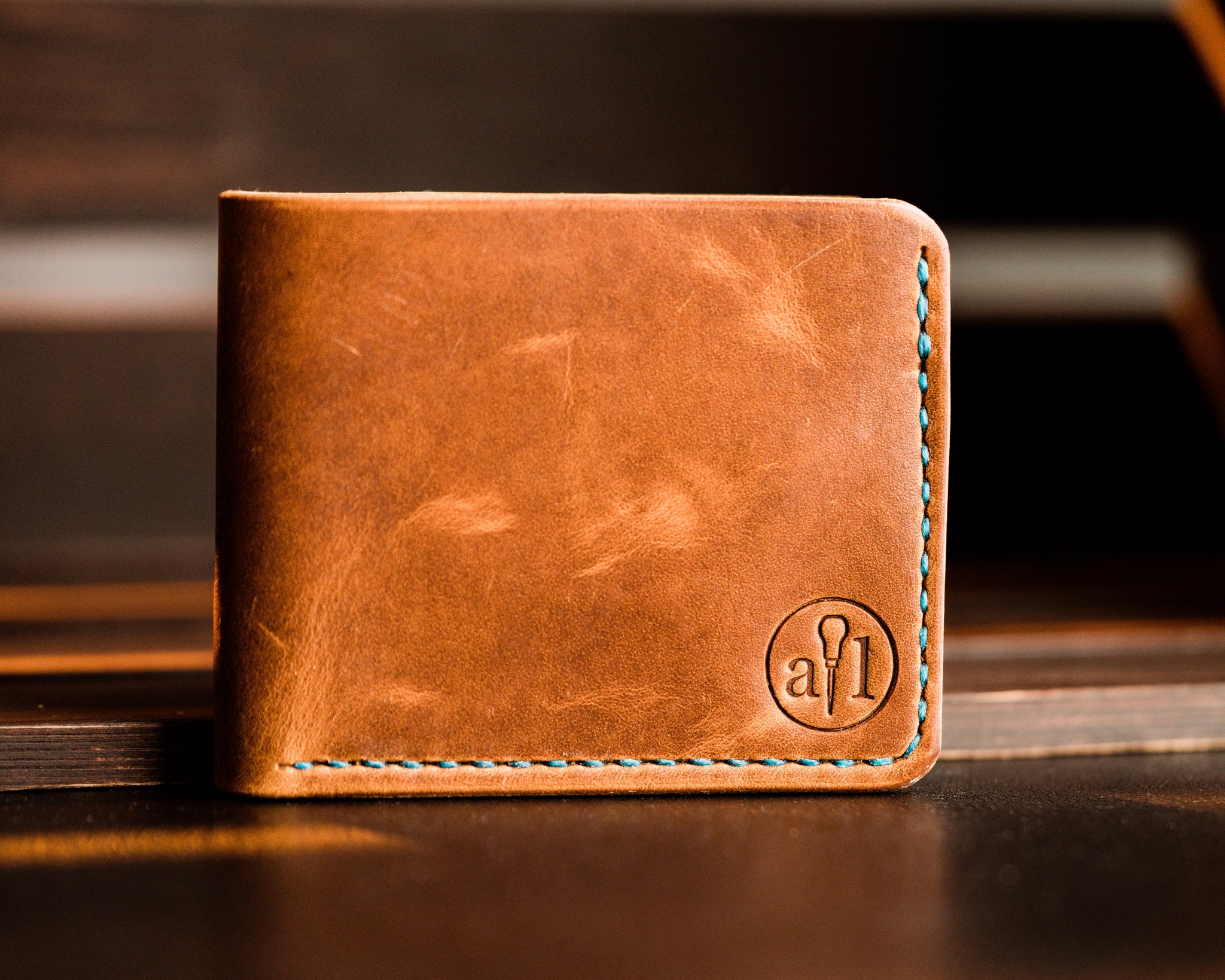 Italian Full Grain Leather Bifold Wallet for Men